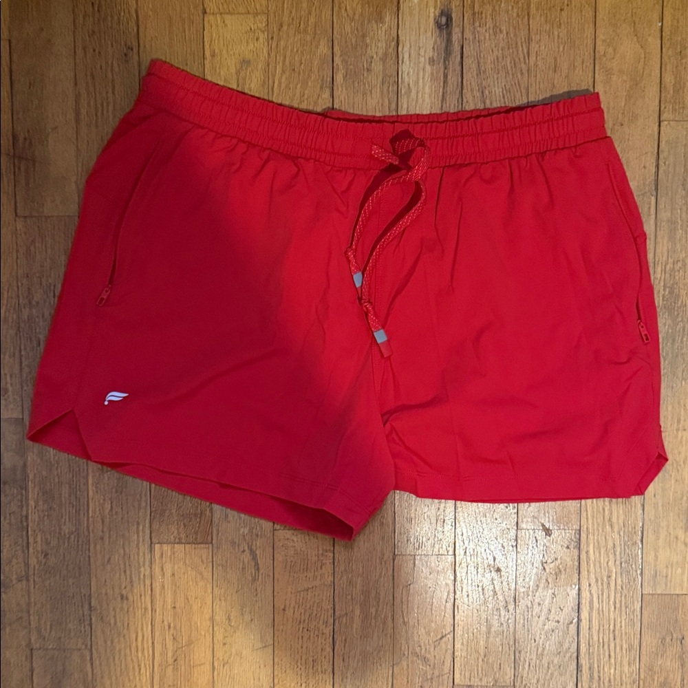 Fabletics Red Athletic Shorts